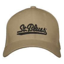 Los azules del St bordaron el casquillo de las lan Gorras Bordadas