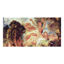 Los bañistas por Fragonard, Jean Honoré (el mejor  Tarjeta Personal Con Foto