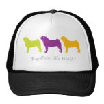 Los barros amasados colorean mi mundo gorro