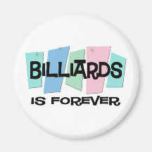 Los billares son Forever Imán De Frigorifico