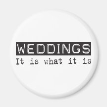 Los bodas es imán de nevera