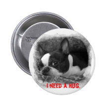 Los botones, necesito un abrazo pins