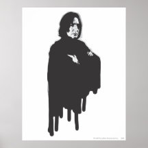Los brazos de Severus Snape cruzaron el B-W Posters