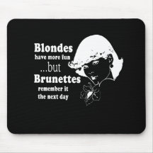 Los BRUNETTES LO RECUERDAN camiseta Alfombrillas De Ratones