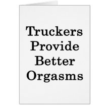Los camioneros proporcionan mejores orgasmos felicitaciones