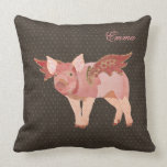 Los cerdos rosados vuelan la almohada personalizad almohadas