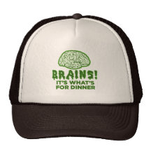 Los cerebros, es cuál está para la cena gorro de camionero