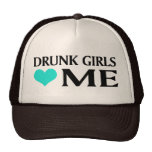 Los chicas borrachos me aman gorras