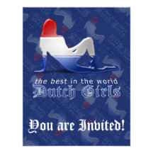 Los chicas holandeses son la mejor bandera comunicados personalizados
