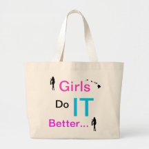 Los chicas mejora el tote bolsas lienzo