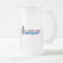 ¿Los chicas no pueden QUÉ? Chica en los tambores Tazas De Café