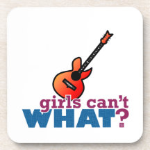 ¿Los chicas no pueden QUÉ? Guitarra Posavasos