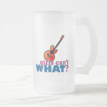 ¿Los chicas no pueden QUÉ? Guitarra Tazas De Café