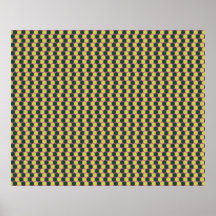 Los círculos del arte de Op. Sys. mil ponen verde  Posters