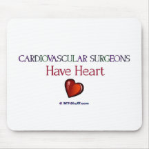 Los cirujanos cardiovasculares tienen corazón tapetes de raton
