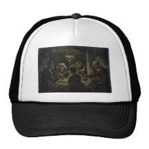 Los comedores de la patata gorros bordados