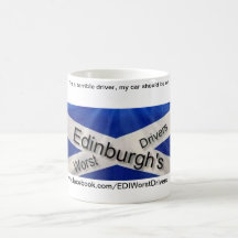 Los conductores peores de Edimburgo - soy un driv  Taza