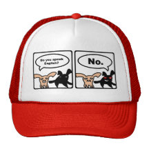 ¿Los conejitos empedrados - usted habla inglés? No Gorro