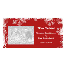Los copos de nieve somos tarjetas dedicadas de la  tarjeta fotografica personalizada