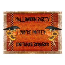 Los cuervos Halloween del negro invitan Comunicados Personales