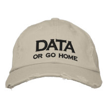 Los DATOS, o van a casa Gorra De Beisbol