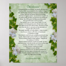 Los desiderátums "desearon cosas", hiedra de la pr poster