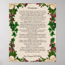 Los desiderátums "desearon cosas", las flores exót posters
