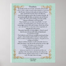Los desiderátums "desearon cosas", los colores ada posters