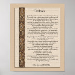 Los desiderátums "desearon el diseño de Brown de l Posters
