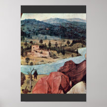 Los detalles de St Christopher de Hieronymus Bosch Impresiones