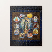 Los diez avatares de Vishnu - rompecabezas Photoca