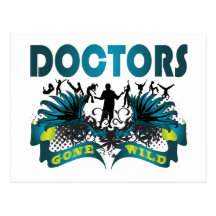 Los doctores Gone Wild Tarjeta Postal