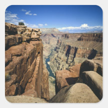 Los E.E.U.U., Arizona, parque nacional del Gran Ca Calcomanías Cuadradases