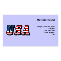 Los E.E.U.U. - Bandera americana Tarjetas De Visita