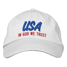 Los E.E.U.U. en dios confiamos en el gorra bordado Gorra De Béisbol Bordada