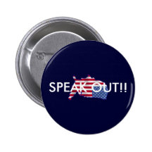 ¡LOS E.E.U.U., HABLAN HACIA FUERA!! PINS