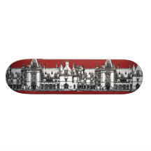 Los E.E.U.U. majestuosos se dirigen en rojo Tablas De Skate
