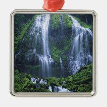 Los E.E.U.U., Oregon, bosque del Estado de Willame Ornaments Para Arbol De Navidad