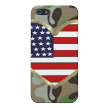 Los E.E.U.U. patrióticos Camo iPhone 5 Carcasa