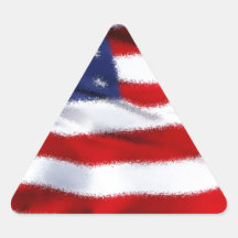 LOS E.E.U.U. PEGATINA DE TRIANGULO