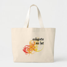 Los ecologistas son calientes bolsas lienzo