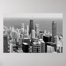 LOS EDIFICIOS ASOMBROSOS DE CHICAGO POSTER