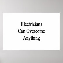 Los electricistas pueden superar cualquier cosa impresiones