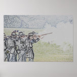 Los escaramuzadores de la infantería de la unión l posters