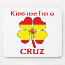 Los españoles personalizados me besan que soy Cruz Alfombrillas De Raton