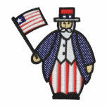 Los Estados Unidos de América patrióticos bordaron