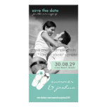 los flips-flopes del hibisco del fatfatin ahorran  tarjetas fotograficas personalizadas