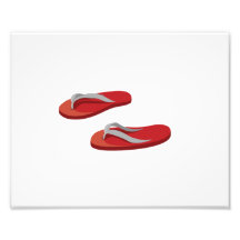 los flips-flopes grises rojos compensaron .png fotografias