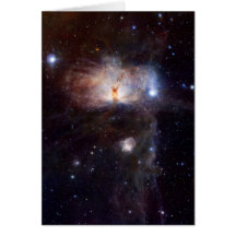 Los fuegos ocultados de la nebulosa de la llama felicitaciones