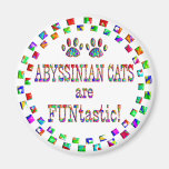 Los gatos abisinios son Funtastic Imán Para Frigorifico